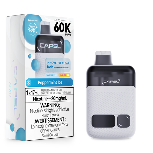 Capsl 60k Peppermint Ice 20mg/ml Disposable (Provincial)