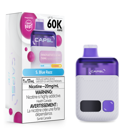 Capsl 60k S. Blue Razz 20mg/ml Disposable (Provincial)