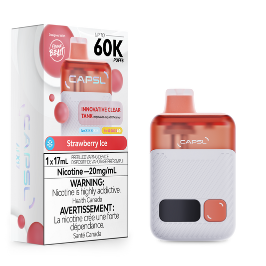 Capsl 60k Strawberry Ice 20mg/ml Disposable (Provincial)