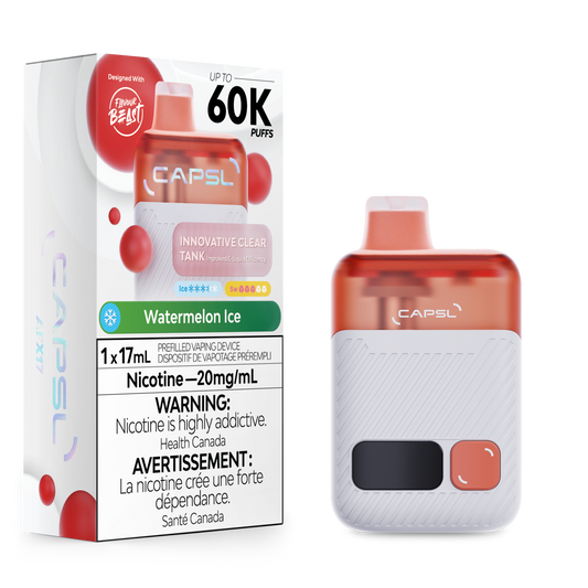 Capsl 60k Watermelon Ice 20mg/ml Disposable (Provincial)