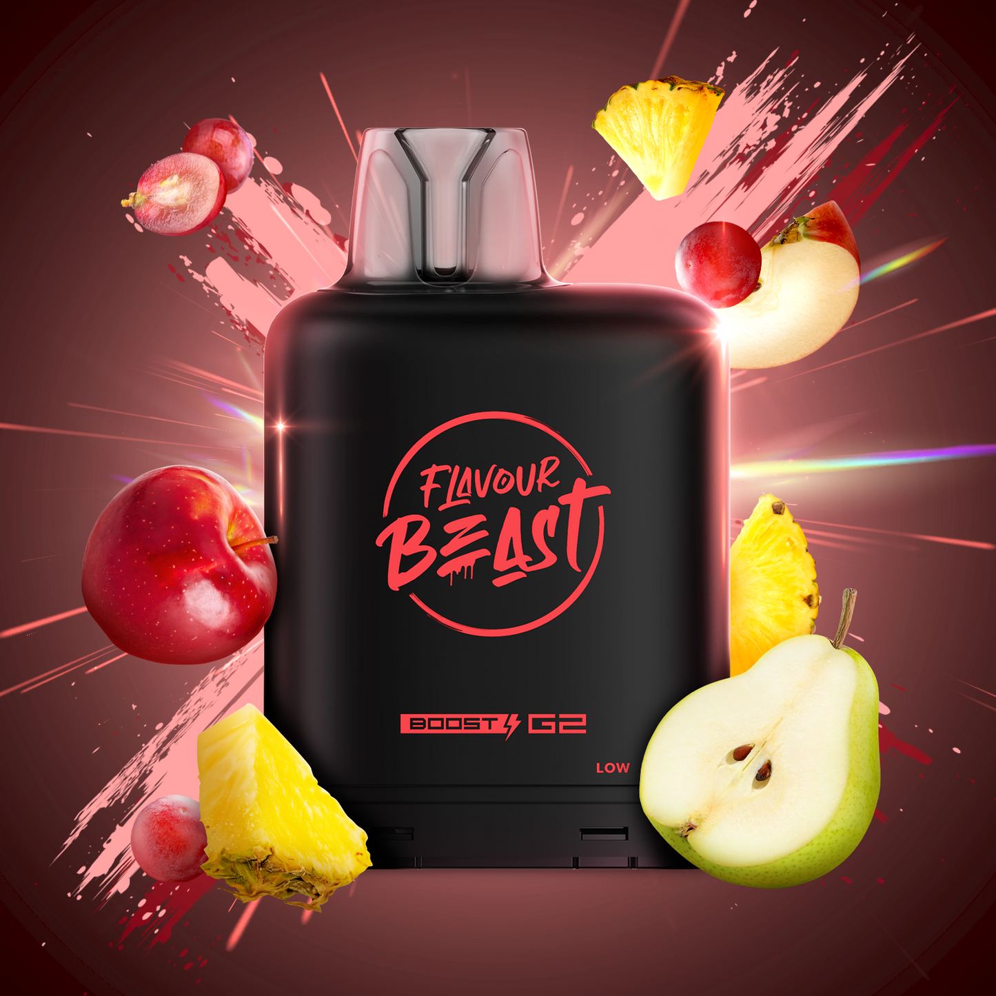 Flavour Beast LevelX Boost pod 25K Famous Fruit KO 20mg/ml (Provincial)