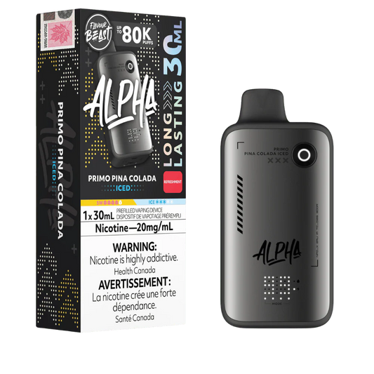 Flavour Beast Alpha Primo Pina Colada Iced 80K 20mg/ml disposable (Provincial)