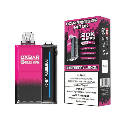 Oxbar M20k Raspberry Lemon 20mg/ml disposable