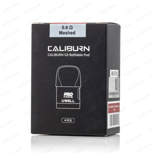 Caliburn G3 Replacement Pod 0.6Ω 4 Pack
