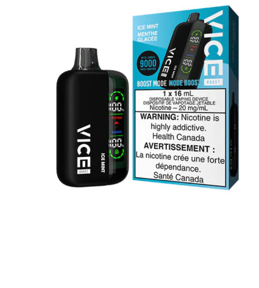 Vice boost 9k ice mint 20mg/ml disposable