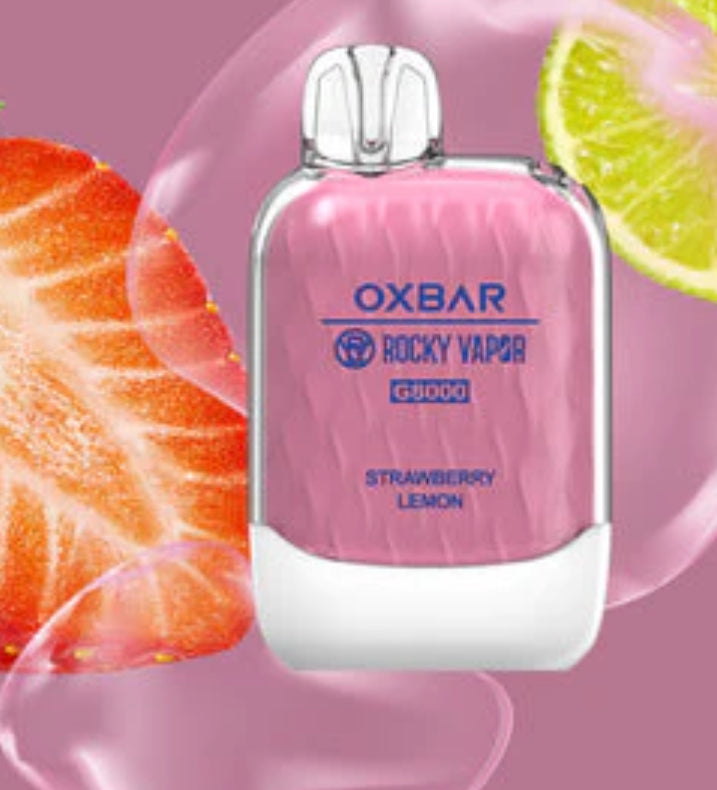 Oxbar G-8000 strawberry lemon 20mg/mL disposable