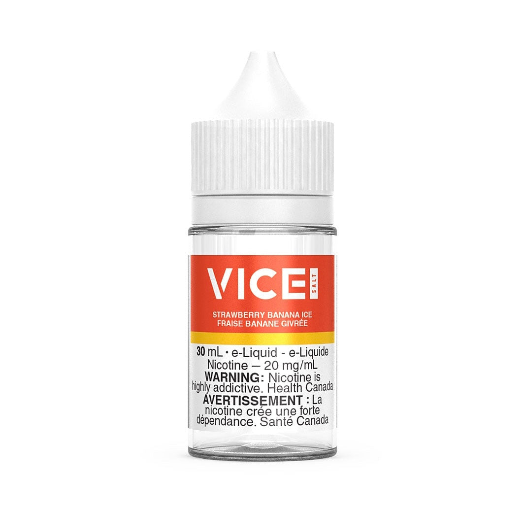 Vice salt e-liquid strawberry banana ice 20mg 30ml