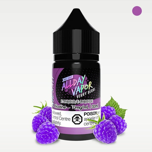 All day vapor e-liquid verry berri (black)10 mg/mL 30mL