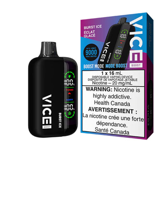 Vice boost 9k burst ice 20mg/ml disposable