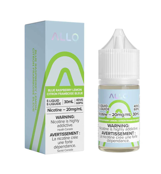 Allo E-Liquid Blue Raspberry Lemon 20mg/mL 30mL (Provincial)