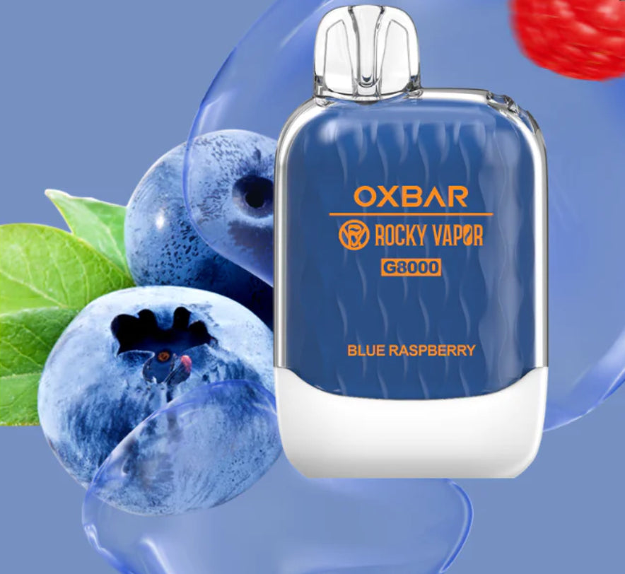 Oxbar G-8000 Blue Raspberry 20mg/mL Disposable