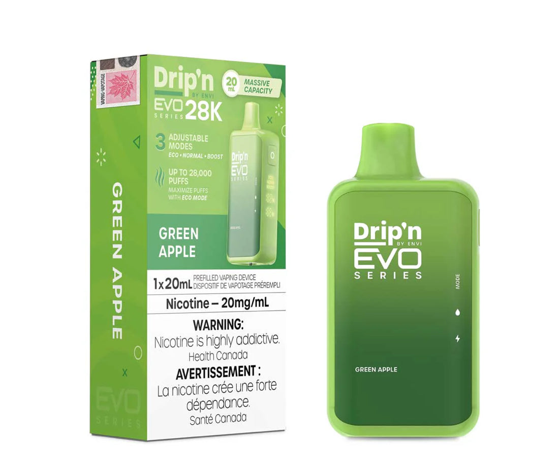 Drip’n EVO 28K Green apple  20mg/mL disposable