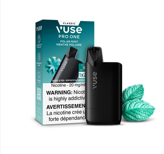 Vuse Pro One Device & Pod 1K Polar Mint 20mg/mL Provincial