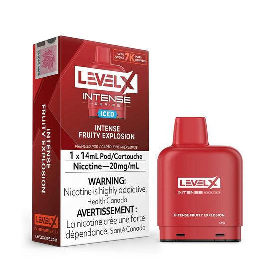 Intense series Fruity explosion iced levelx pod 20mg