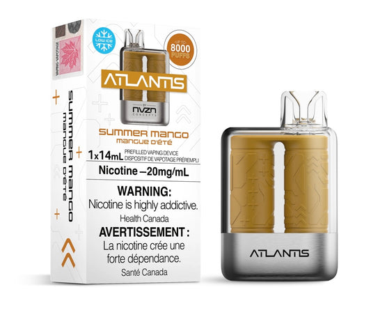 Atlantis By NZVN 8000 Summer mango 20mg/mL Disposable