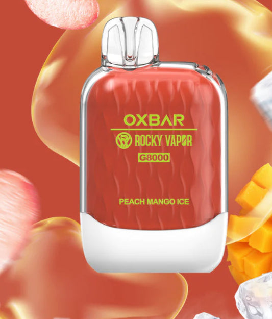 Oxbar G-8000 Peach mango Ice 20mg/mL disposable