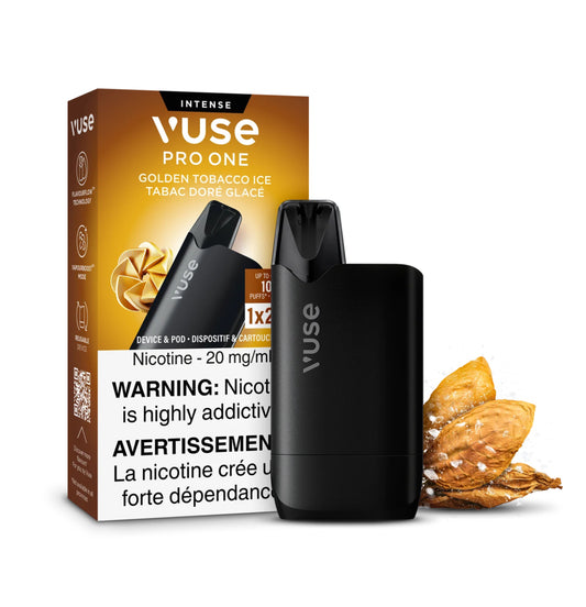 Vuse Pro One Device & Pod 1K Golden Tobacco Ice 20mg/mL Provincial