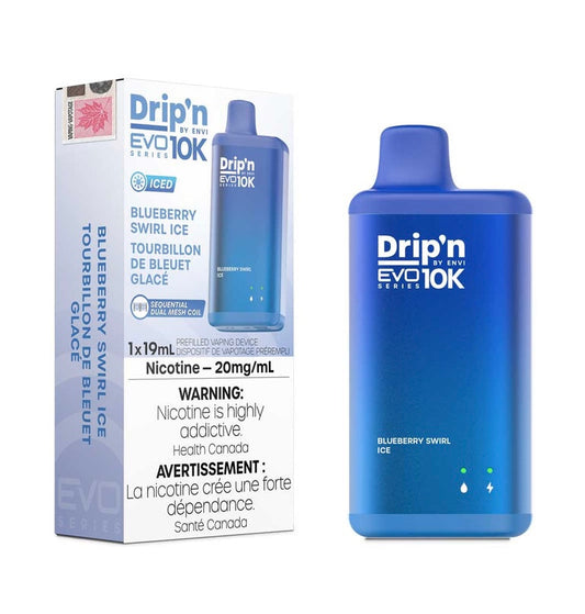 Drip’n EVO 10K Blueberry Swirl Ice 20mg/mL disposable