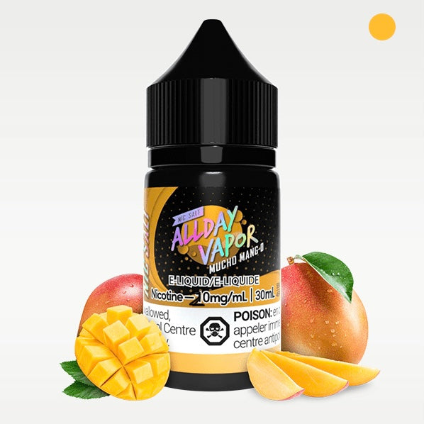 All day vapor e-liquid mucho mango 20 mg/mL 30mL