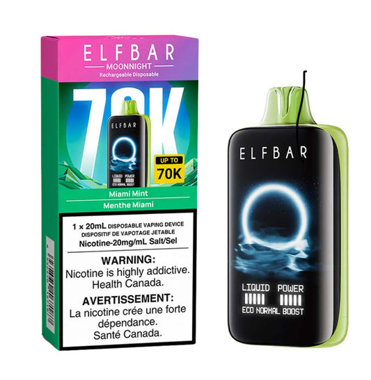Elf Bar 70k Miami Mint 20mg/mL Disposable (Provincial)