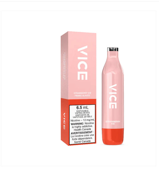 Vice 2500 Strawberry Ice 12mg/mL disposable (Provincial)