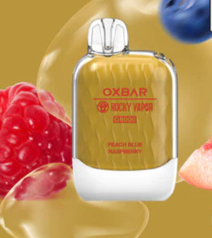 Oxbar G-8000 Peach Blue Raspberry 20mg/mL Disposable