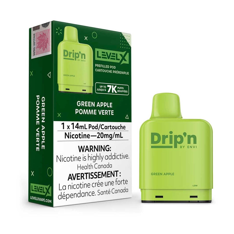 Drip’n LevelX Pod Green Apple 20mg/ml 14ml