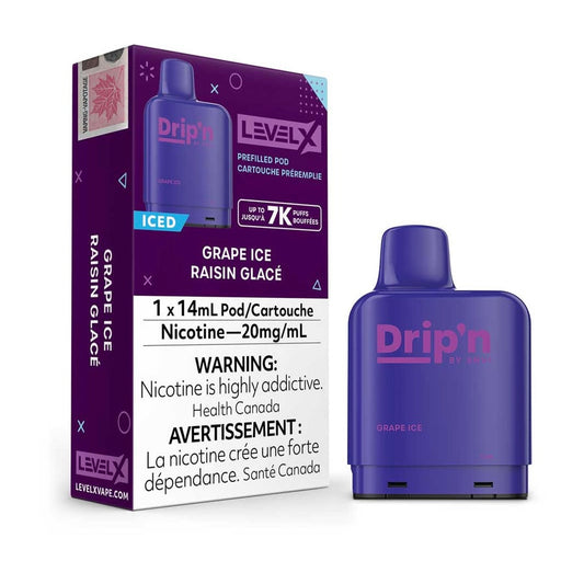 Drip’n LevelX Pod Grape Ice 20mg/ml 14ml