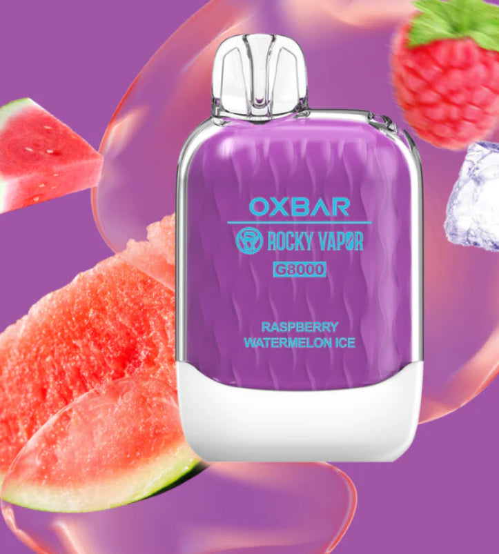 Oxbar G-8000 Raspberry Watermelon Ice 20mg/mL disposable