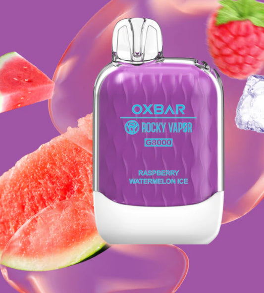 Oxbar G-8000 raspberry watermelon ice 20mg/mL disposable