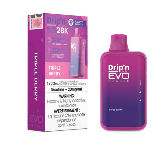 Drip’n EVO 28K Triple Berry 20mg/mL disposable