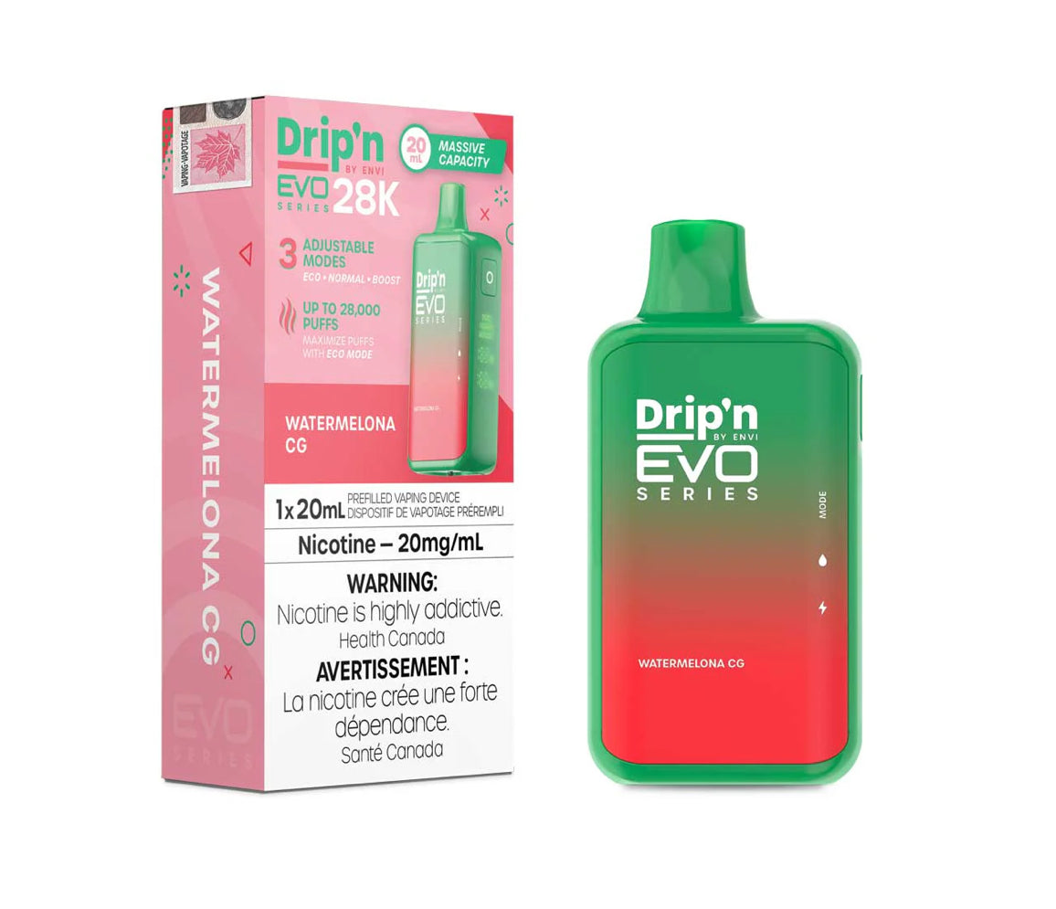 Drip’n EVO 28K Watermelona CG 20mg/mL disposable