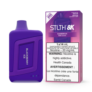 Stlth 8k Blackberry ice 20mg/mL disposable