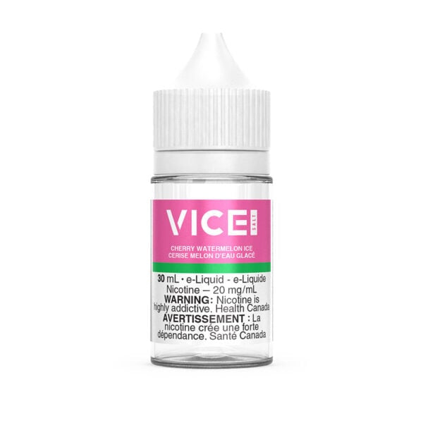 Vice Salt E-Liquid Cherry Watermelon Ice 20mg 30ml (Provincial)