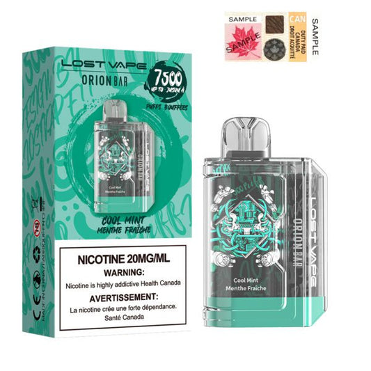 Lost Vape Orion Bar 7500 Cool Mint 20mg/mL