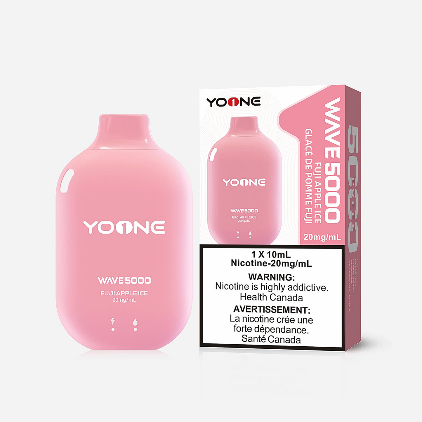 Yoone Wave 5000 Fuji Apple Ice 20mg/mL Disposable (Provincial )