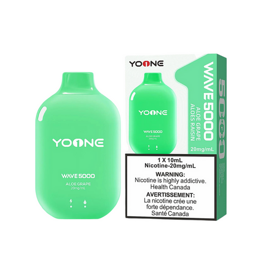 Yoone Wave 5000 Aloe Grape 20mg/mL Disposable (provincial )