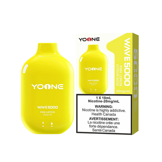 Yoone wave 5000 Pink lemon 20mg/mL disposable