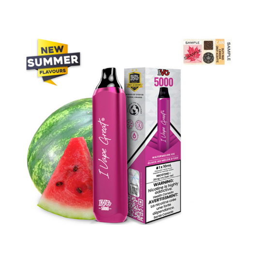 IVG 5000 Watermelon Ice 20mg/mL disposable
