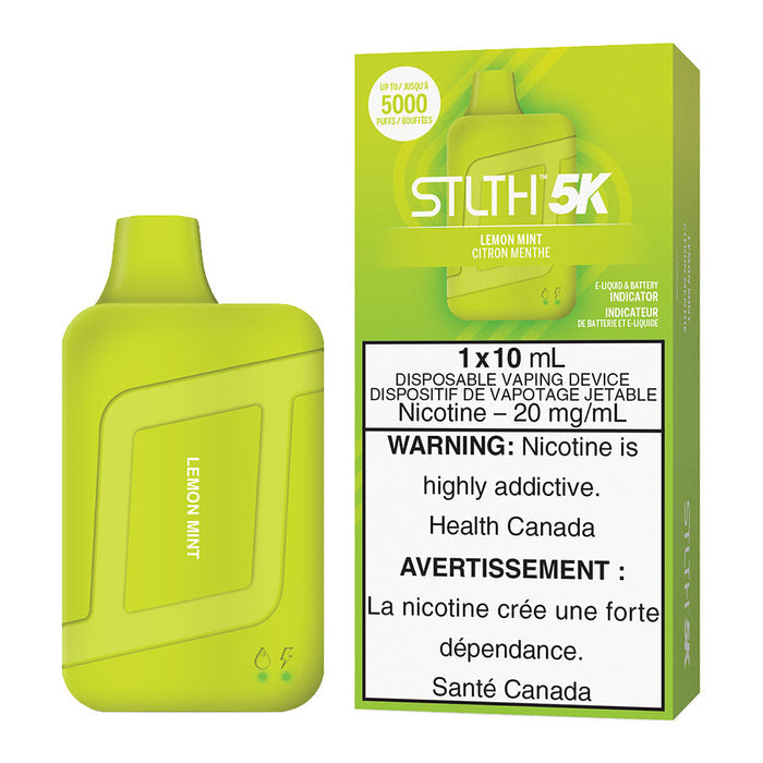 Stlth 5k Lemon mint 20mg/mL disposable (provincial)