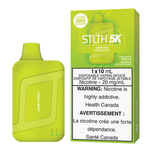 Stlth 5k Lemon mint 20mg/mL disposable