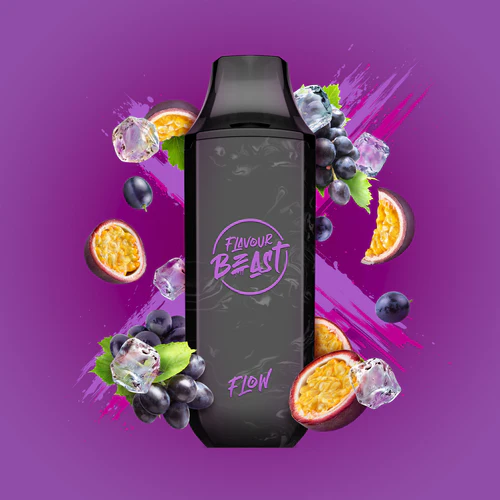 Flavour beast flow 4000 Groovy grape passionfruit iced 20mg/mL disposable