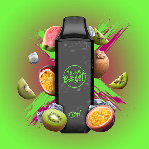 Flavour beast flow 4000 Kewl kiwi passionfruit ice 20mg/mL disposable