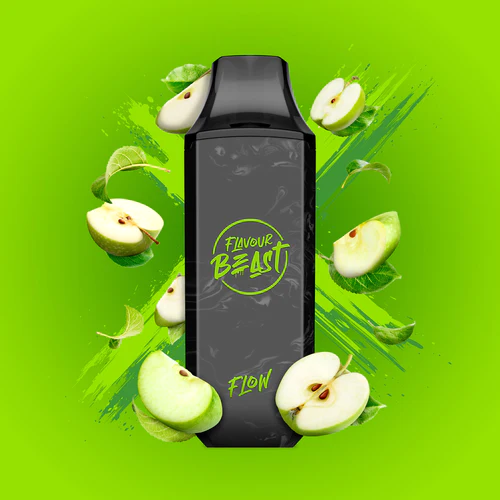 Flavour beast flow 4000 Gusto green apple 20mg/mL disposable