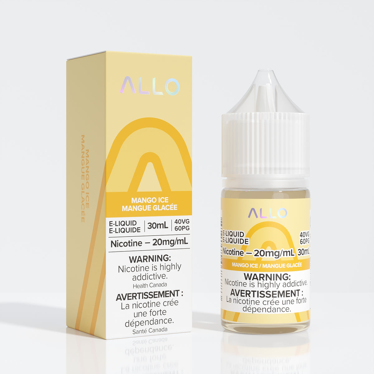 Allo E-Liquid Mango Ice 20mg/mL 30mL (Provincial)