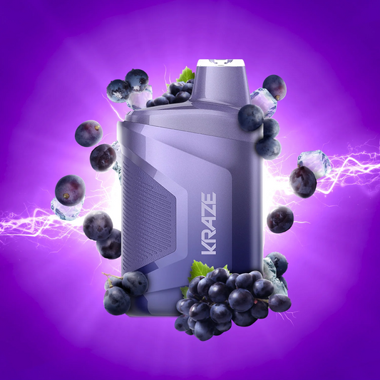 Kraze 5k Grape Ice 20mg/mL disposable