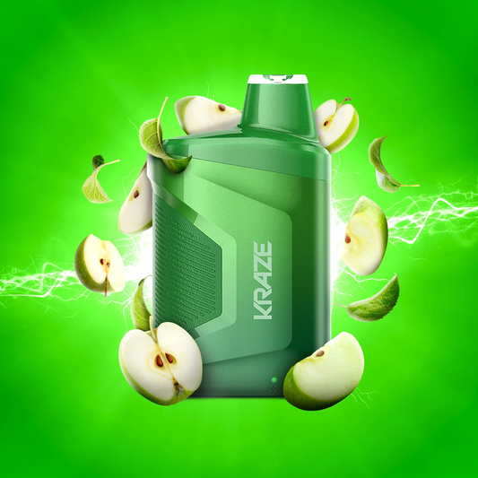 Kraze 5k Green apple 20mg/mL disposable