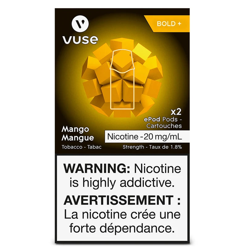 Vuse epod mango bold 20mg/ml ×2