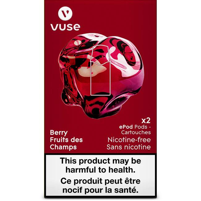 Vuse epod berry nicotine free ×2