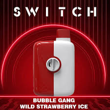 Mr Fog switch 5500 Bubble gang wild strawberry Ice 20mg/mL disposable